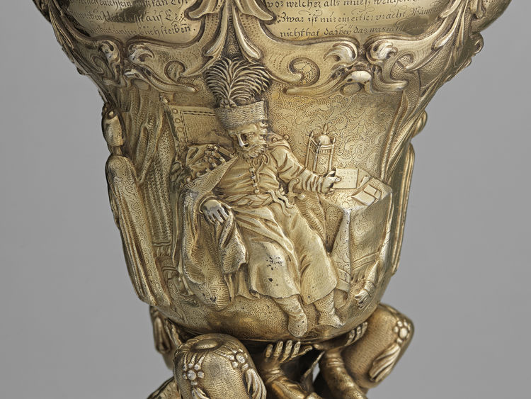 Detail Deckelpokal Johann Schmid von Schwarzenhorn, 1660, Foto: Ivan Ivic